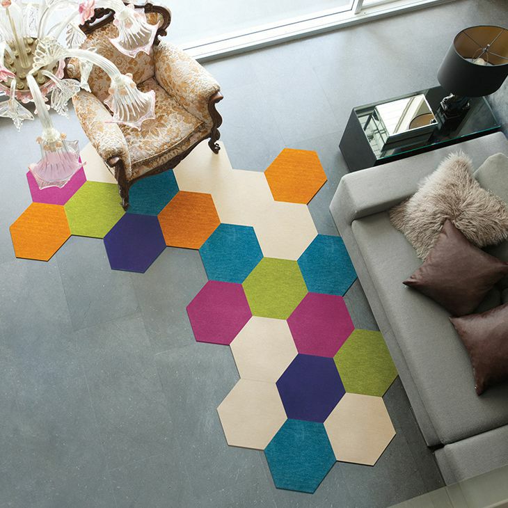 タイルカーペット R-5000 （43×50cm）同色4枚セット | cucan ネット