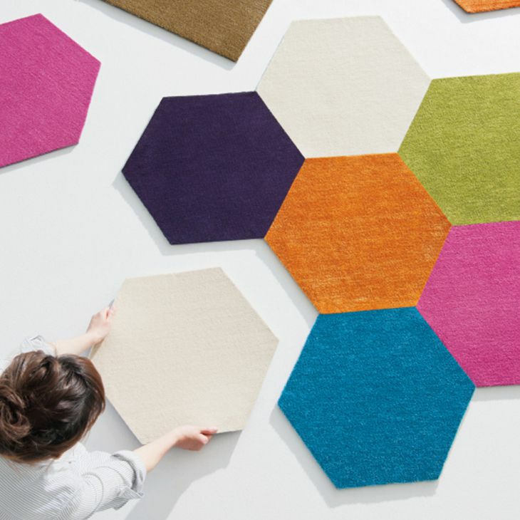 タイルカーペット R-5000 （43×50cm）同色4枚セット | cucan ネット