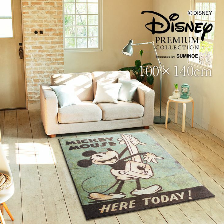 “DISNEY 101匹わんちゃん　ディズニー　アメリカ製　USA製　ラグ 101匹わんちゃん ヴィンテージラグ USA製 ディズニー 140×124 マルチ