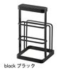 まな板＆包丁スタンド カッティングボード＆ナイフスタンド タワー（ブラック）