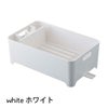 水切りバスケット タワー（ホワイト） イメージ