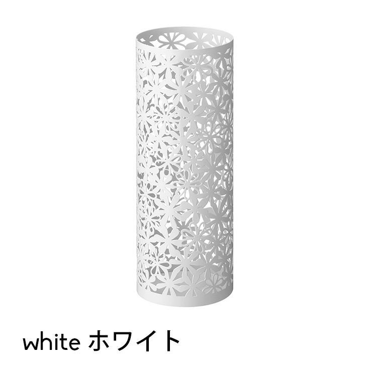 傘立て アンブレラスタンド フラワー（ホワイト） イメージ01