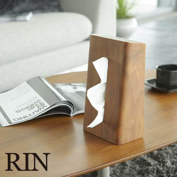 ティッシュケース リン（ブラウン） イメージ