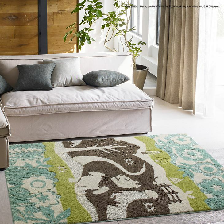 POOH/プー インザウッドラグ DRP-1051（100×140cm） イメージ