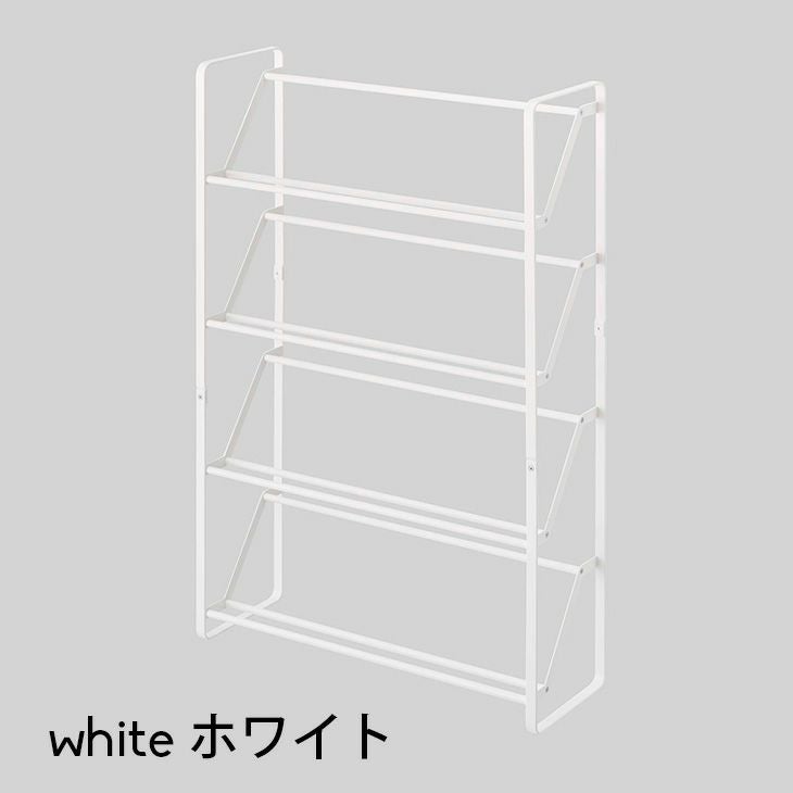 frame フレーム スリムシューズラック4段（ホワイト） イメージ01