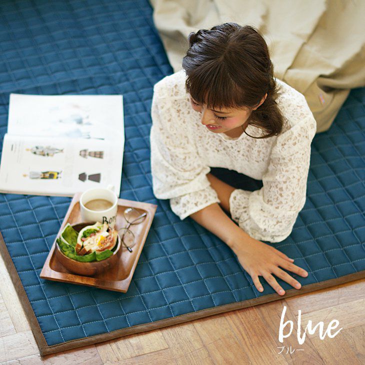 ラグ レザータッチ キルトラグ（130×185cm） | cucan ネットショップ