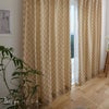 厚地 カーテン checka/チェッカ（幅100cm×丈178cm）1枚入 ベージュ