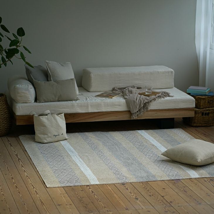 レーヨン・綿混ラグ カプリス（185×185cm） イメージ14