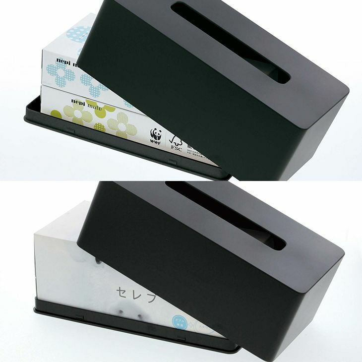 tower タワー マグネットティッシュケース(ブラック) イメージ05