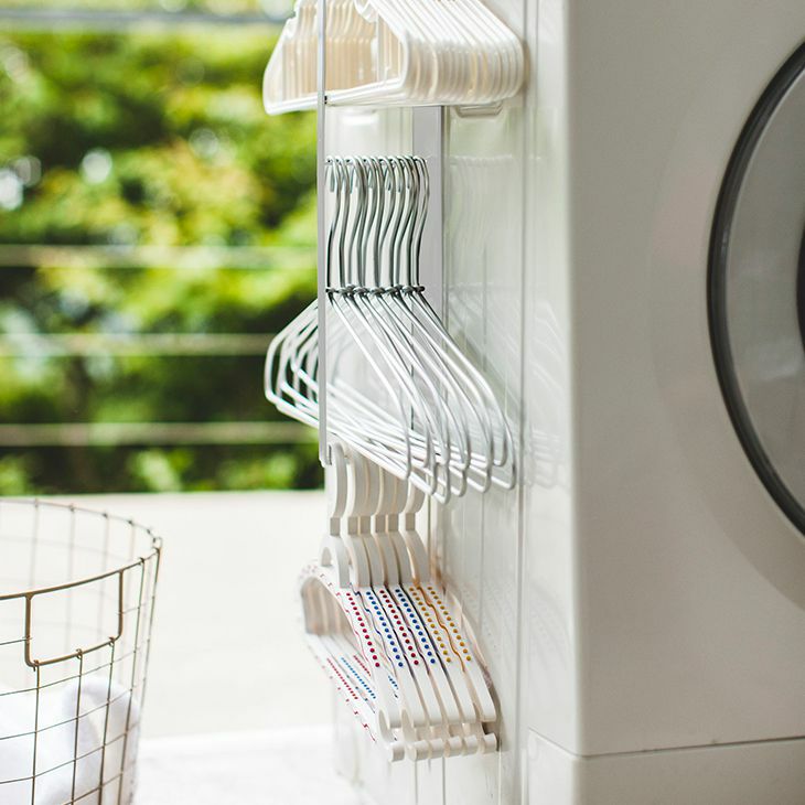tower タワー マグネット洗濯ハンガー収納ラック(ホワイト) イメージ05