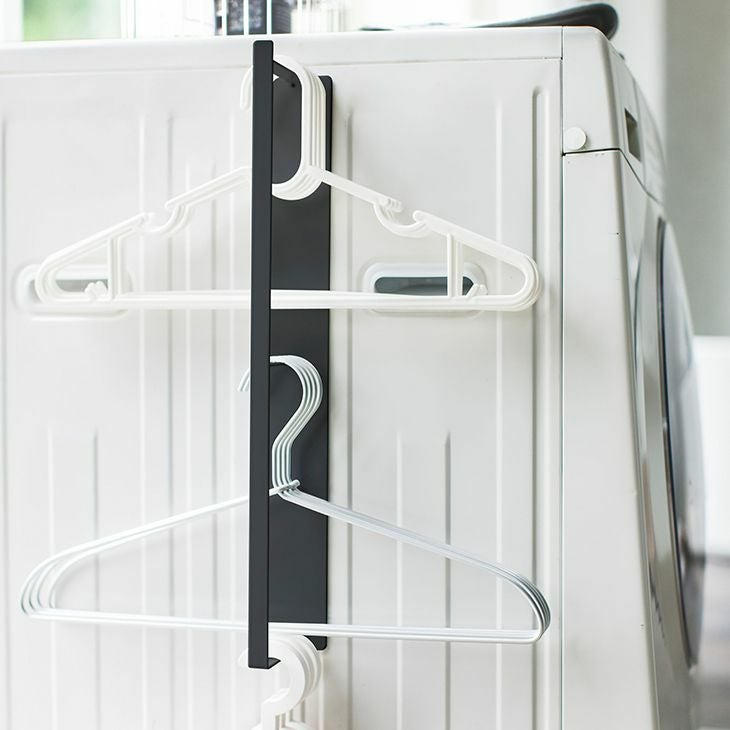 tower タワー マグネット洗濯ハンガー収納ラック(ブラック) イメージ01