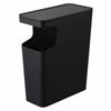 tower タワー ダストボックス・サイドテーブル(ブラック)
