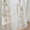 北欧 レース カーテン CUCO VOILE クコボイル（幅100×丈176cm）1枚入 北欧風の鳥と花柄2