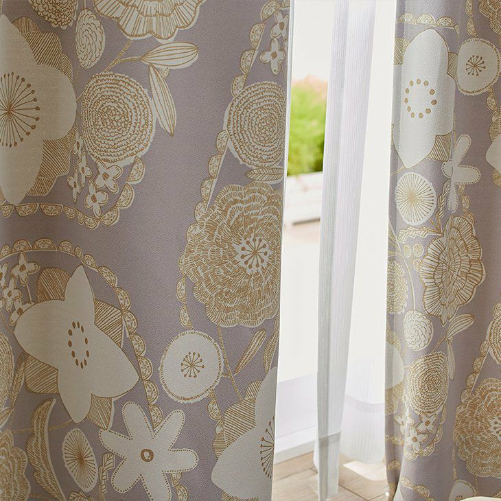 北欧 遮光 オーダーカーテン IHANA/イハナ グレー施工例イメージ2