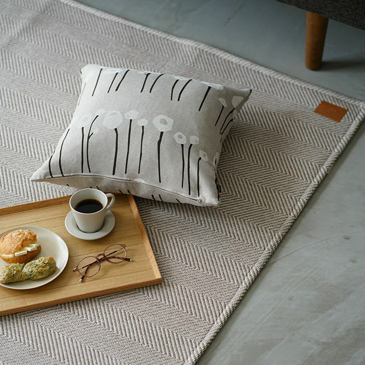 ラグ ヘリンボン (185×185cm) | cucan ネットショップ