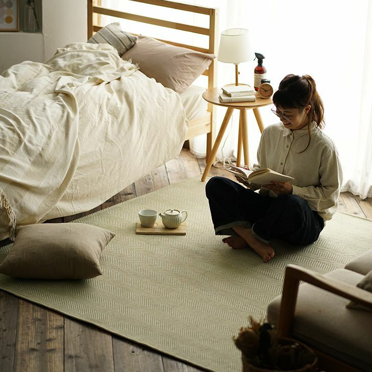 ラグ ヘリンボン (185×185cm) | cucan ネットショップ