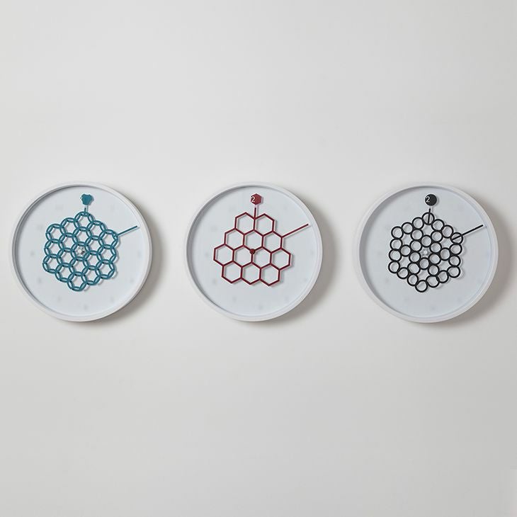 イケックス 北欧 タングルクロック（テトラブルー） イメージ01