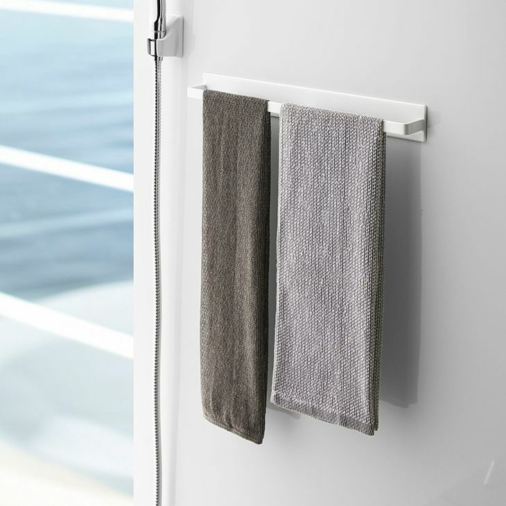 tower タワー マグネットバスルームタオルハンガー ワイド(ホワイト) イメージ02