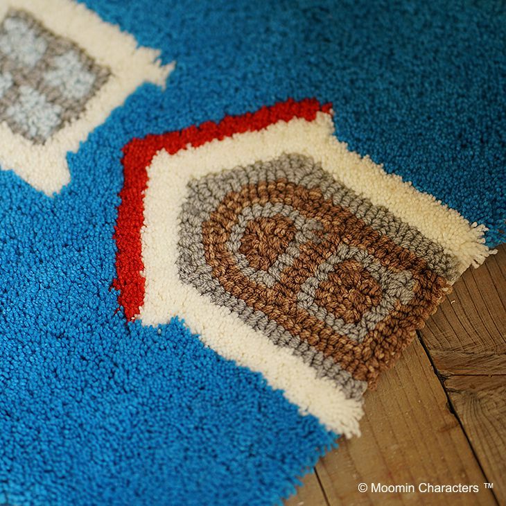 MOOMIN/ムーミンムーミンハウスマット（アップ01）