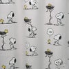 遮光カーテンPEANUTS/ピーナッツフレンズネスト（グレー）
