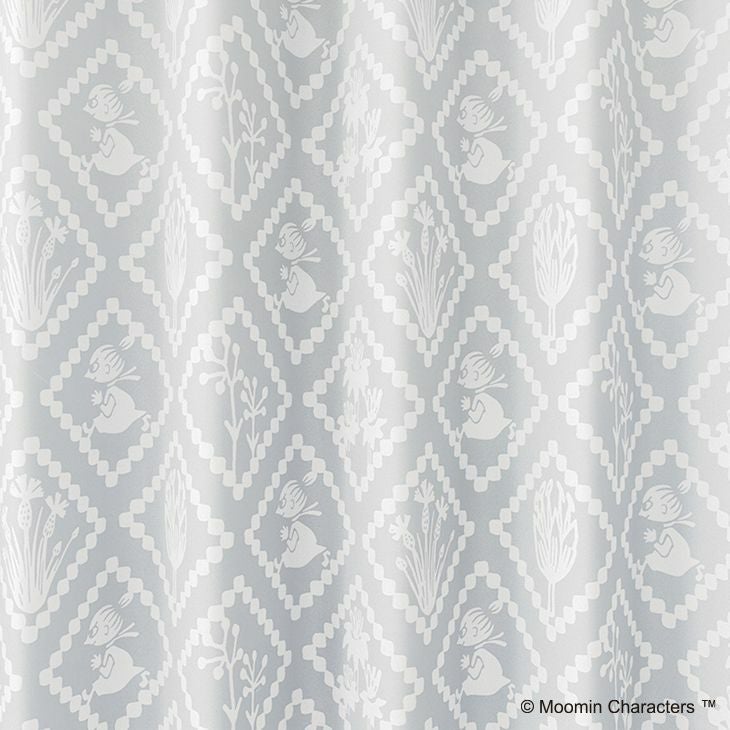 レースカーテンMOOMIN/ムーミンヒシガタ（ホワイト）