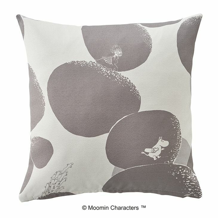クッションカバーMOOMIN/ムーミンロックパターン（グレー）