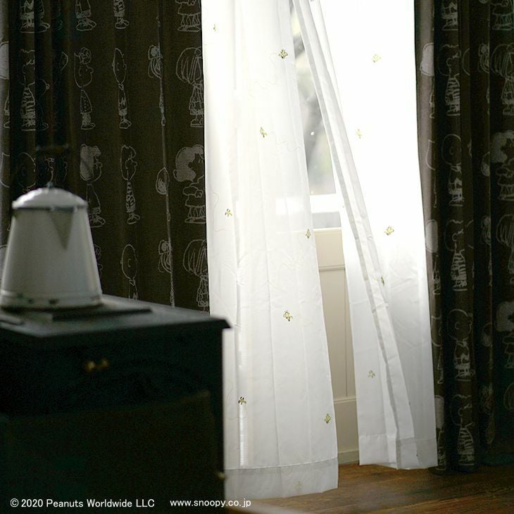 PEANUTSピーナッツオーダーカーテン＜レース＞イメージ05
