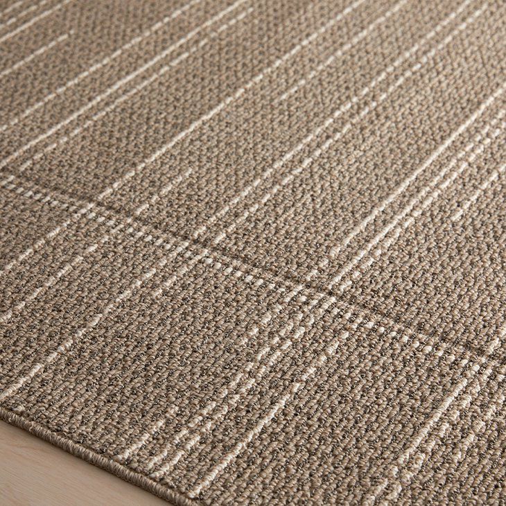 丸洗いできるダイニングラグＤＫウッド220×250cm（アップ）