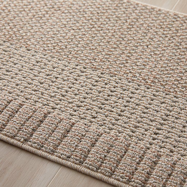 丸洗いできるキッチンマットウッドマット45×180cm（アップ01）