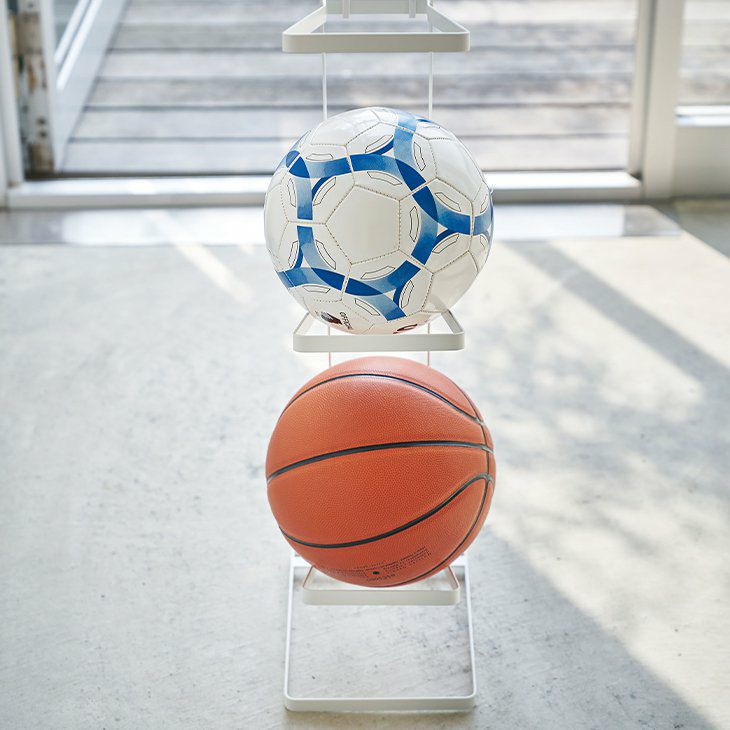 towerタワーボールスタンド3段ホワイト(イメージ01)