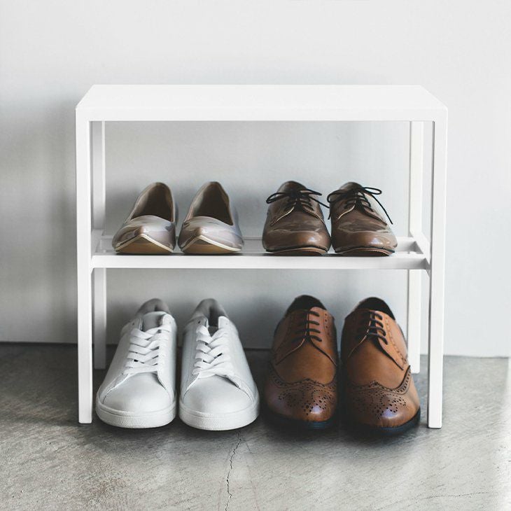 towerタワーベンチシューズラックホワイト(イメージ02)