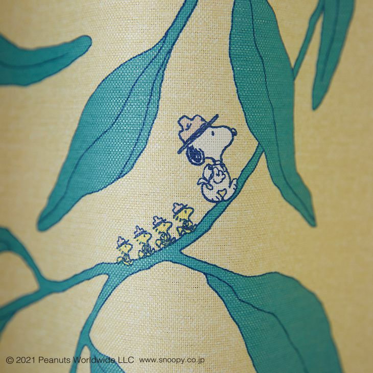 カーテン 遮光 PEANUTS/Camp lemon キャンプレモン (幅100×丈178cm) 1