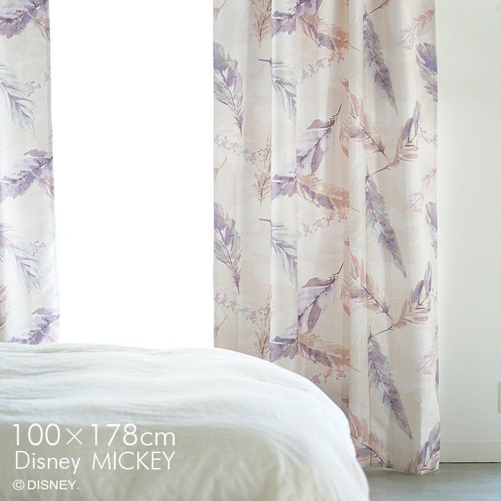 遮光 カーテン MICKEY/Fran フラン (幅100×丈178cm) 1枚入 | クーカン