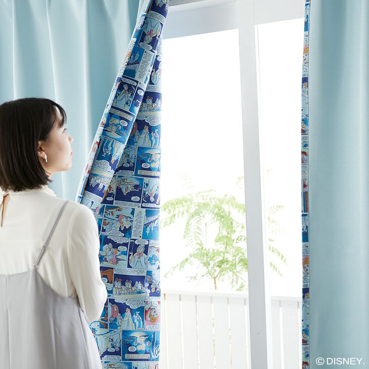 遮光 カーテン PRINCESS/Cinderella シンデレラ (幅100×丈178cm) 1枚入