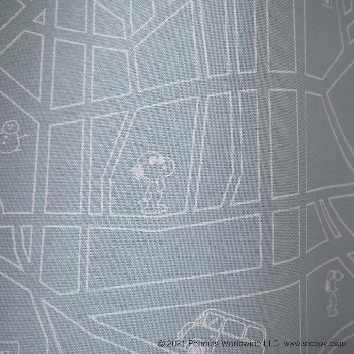 オーダーカーテン遮光PEANUTS/Cityscapeシティースケープ（アップ）