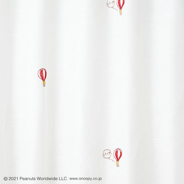 オーダーカーテンレースPEANUTS/Balloontripバルーントリップ（カラー）