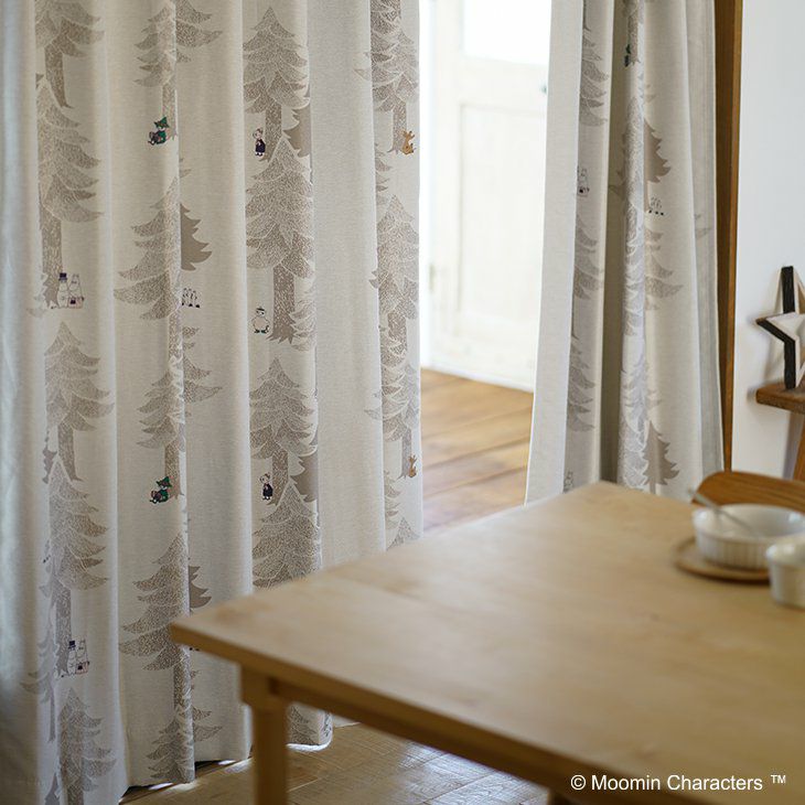 オーダーカーテン遮光MOOMIN/PUUTdrapeプートドレープ（イメージ）オーダーカーテン遮光MOOMIN/PUUTdrapeプートドレープ（イメージ）