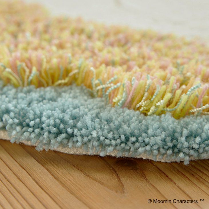 MOOMIN/ムーミンフラッフィームーミンマット45×65cm（アップ）
