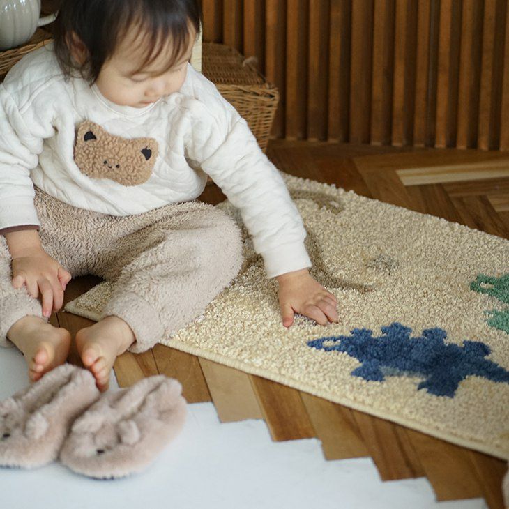 アウトレット】タフティング マット 恐竜マット (45×70cm) | cucan