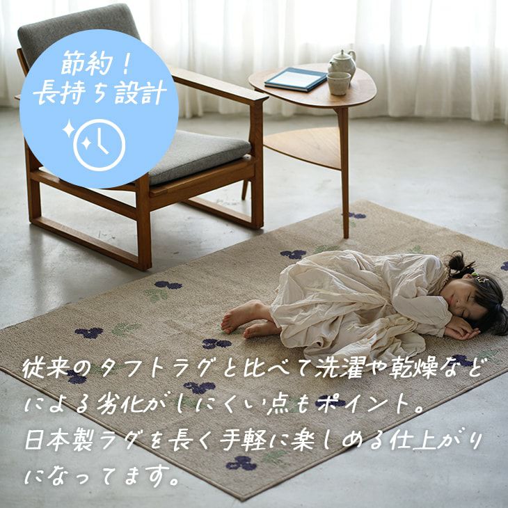 モチーフラグ ブルーベリー (130×185cm) | cucan ネットショップ