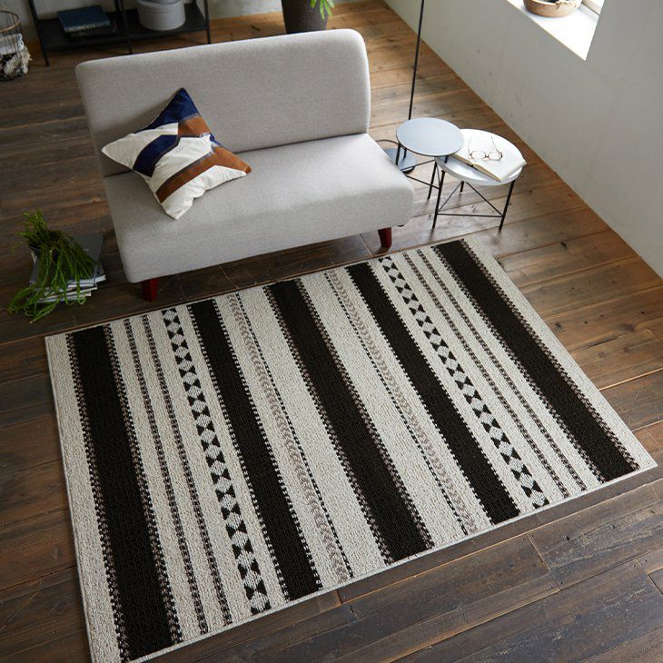 ウール100%ラグカパ190×190cm（施工例イメージ02）