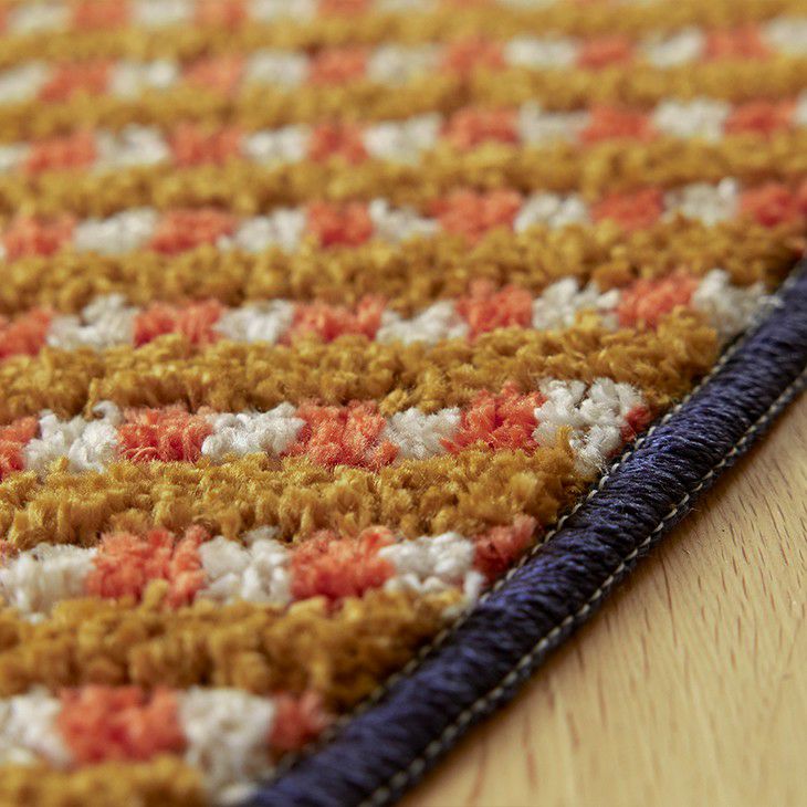 レトロチェックラグ（イメージ01）