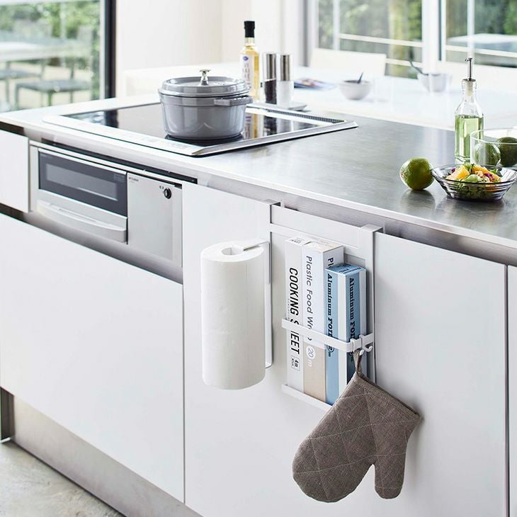 towerタワーシンク扉キッチンペーパー＆ラップホルダーホワイト(メイン)
