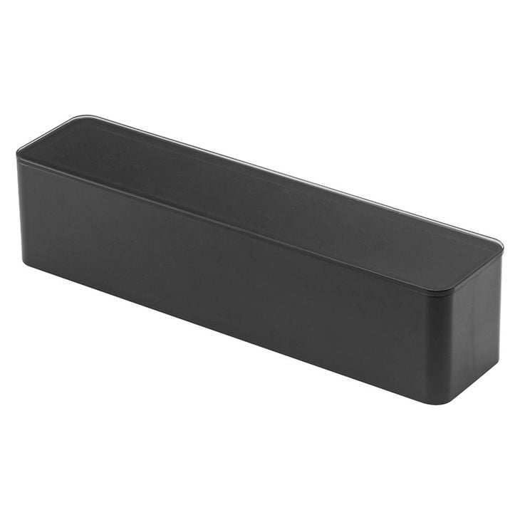 towerタワー蓋付きカトラリーケースタワーロングブラック(イメージ)