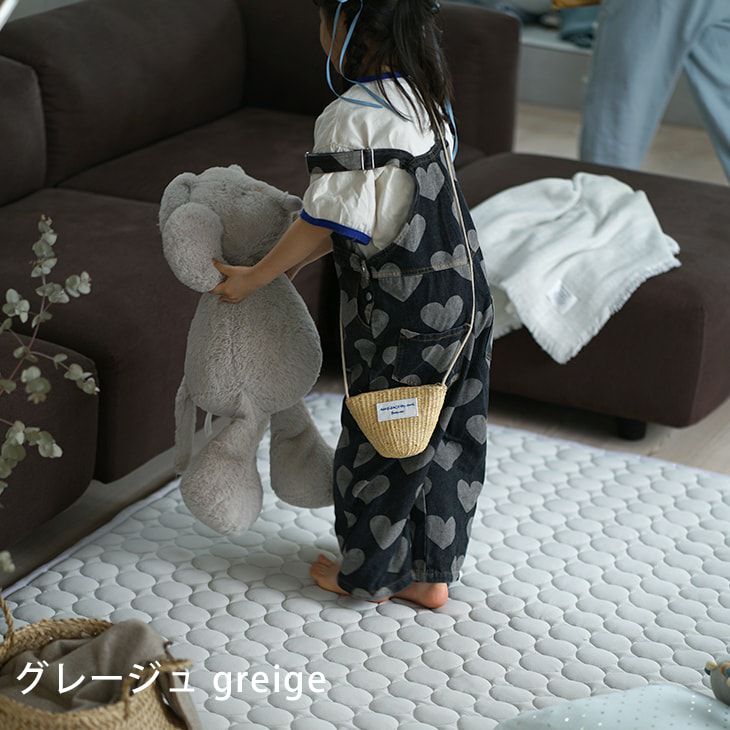 アウトレット】洗える モチモチ触感の超冷感ラグ シャーベットキルト