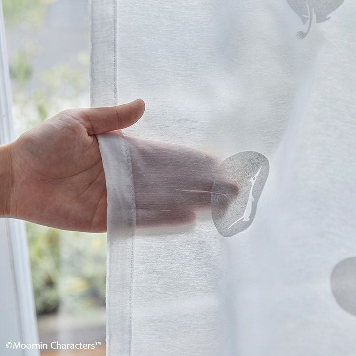 カーテンレースMOOMIN/ムーミンおしりドットボイル(100×133cm)(イメージ02)