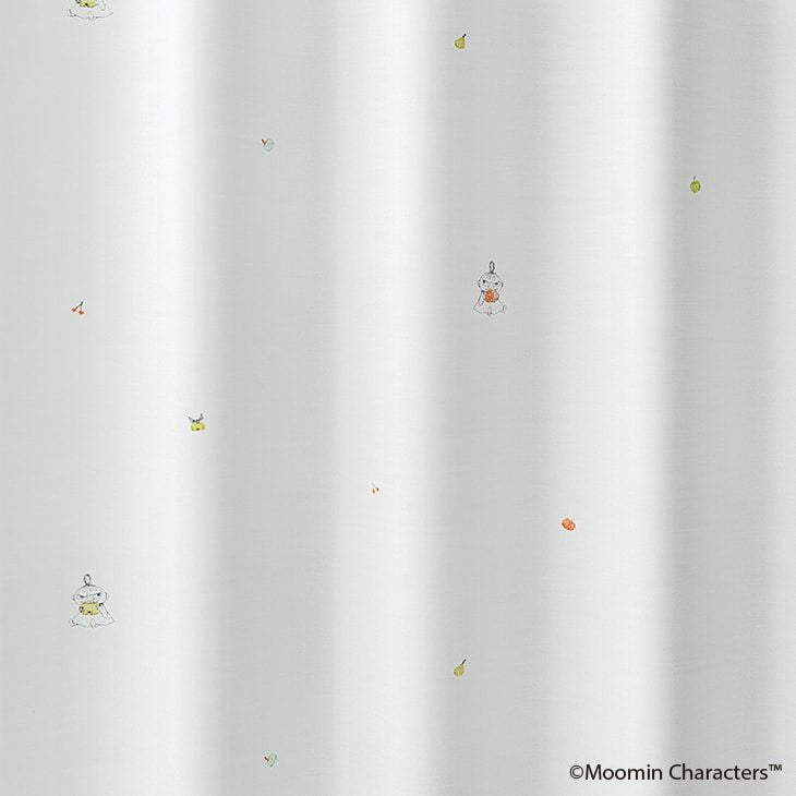 カーテンレースMOOMIN/ムーミンリンゴガブリ！ボイル(100×133cm)(イメージ04)