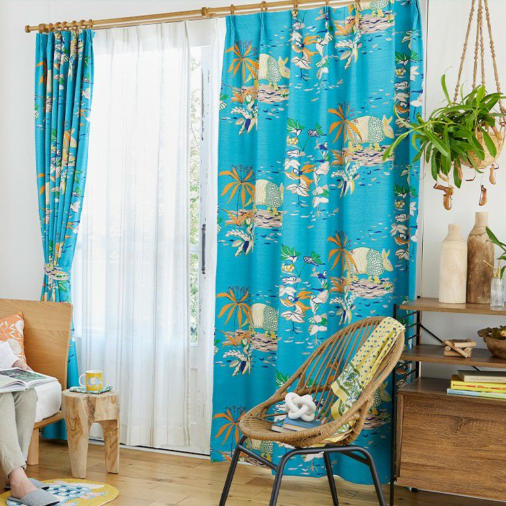 北欧 遮光 カーテン アルクアルマジロ (幅100×丈178cm ) 1枚入 | cucan