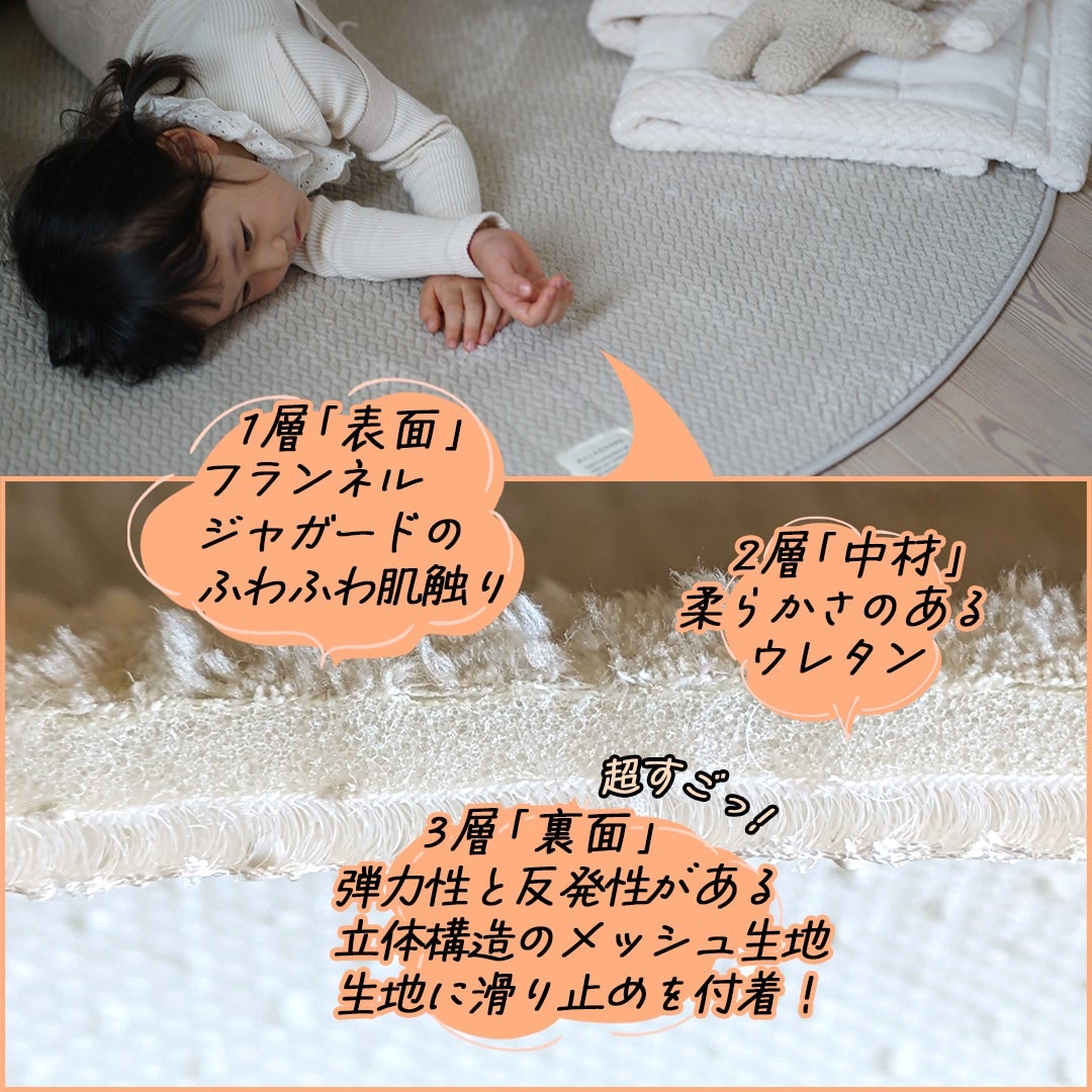 ふわふわヘリンボン（こだわりの３層構造） 