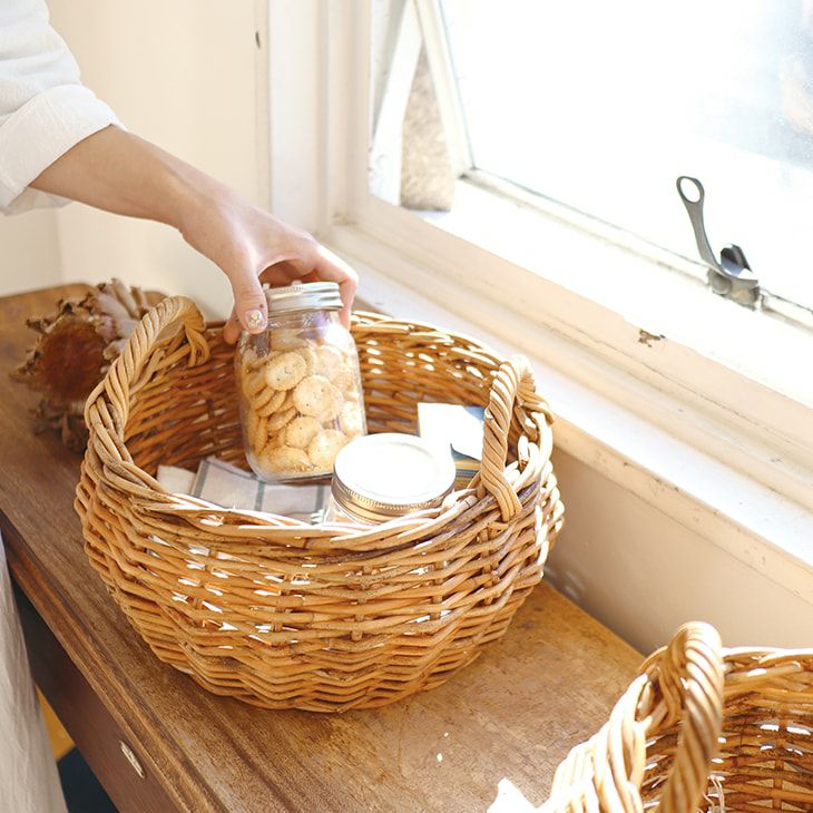 クレエバスケットアラログ2ハンドルバスケットL（イメージ）